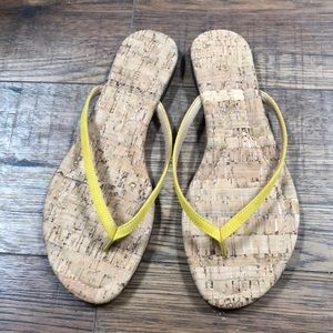 BRAND NEW Banana Republic Malibu suede flip flops